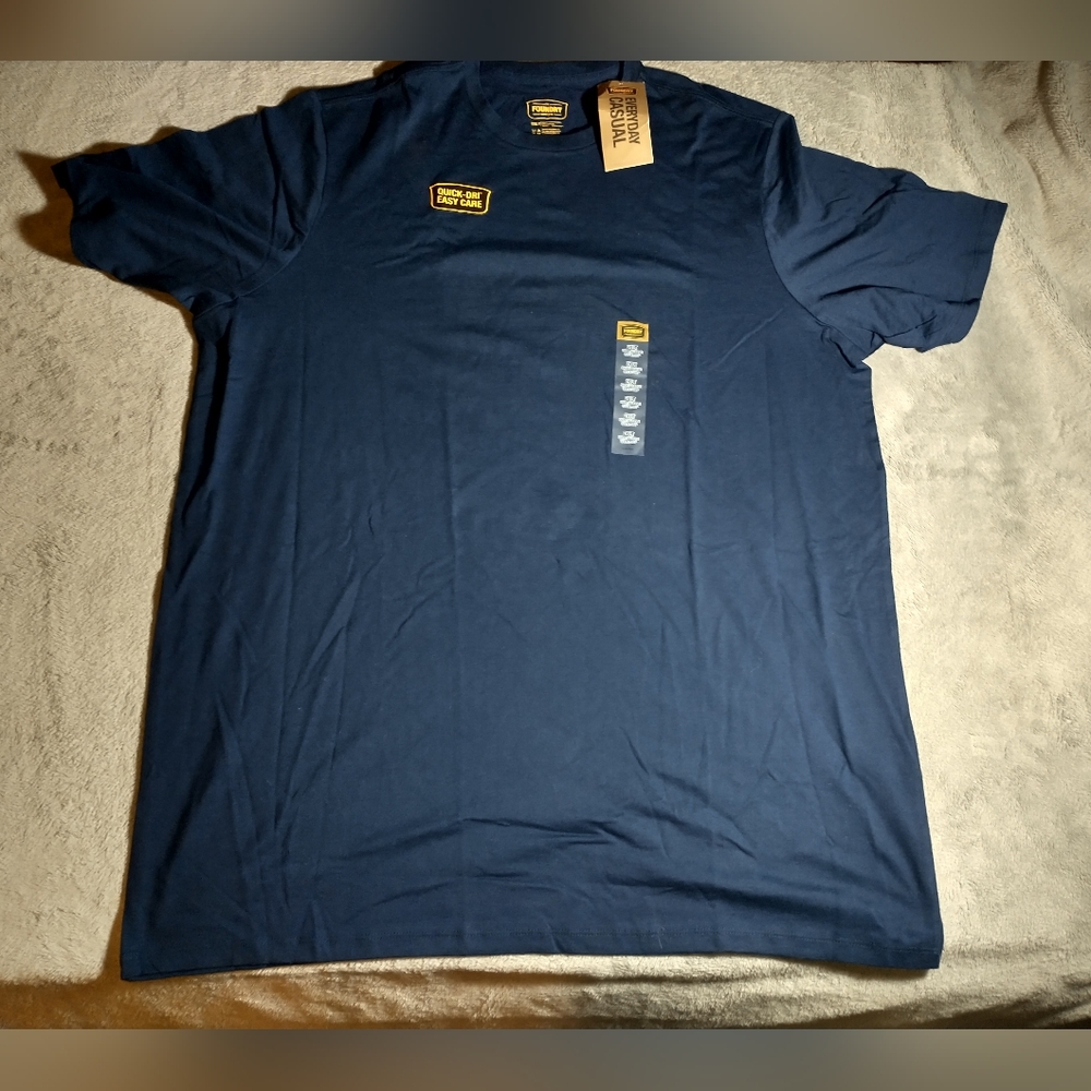 NWT The Foundry Supply Co. Blue (RN#93677) T-shirt - Size 2XL